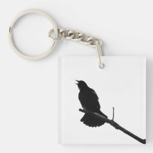Silhouette-nyckelkedja för Bird Call