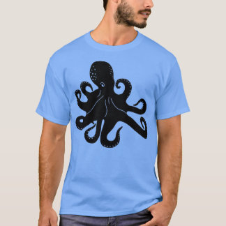 Silhouette Octopus - Octopus T Shirt