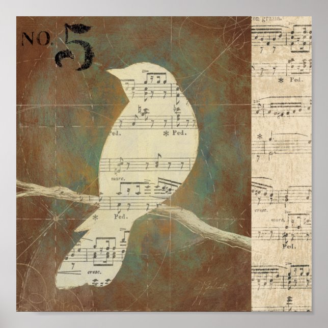 Silhouette of a Bird Poster (Framsidan)