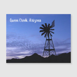Silhouette of a kvarn, Queen Bäck Arizona