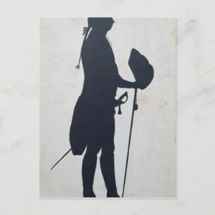 Silhouette of a Man Vykort