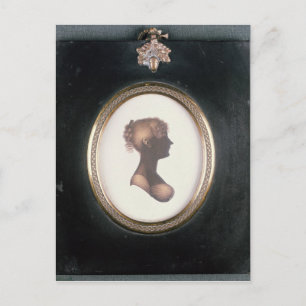 Silhouette of Cassandra Austen, 1809 Vykort