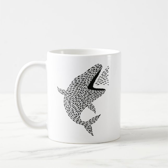 Silhouette Orca Kaffemugg (Vänster)