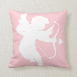 Silhouette på Rosa Dekorativ kudde