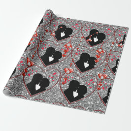 Silhouette par Red Heart Droplets Silver Presentpapper
