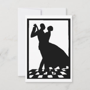 Silhouette-par som dansar i mörken