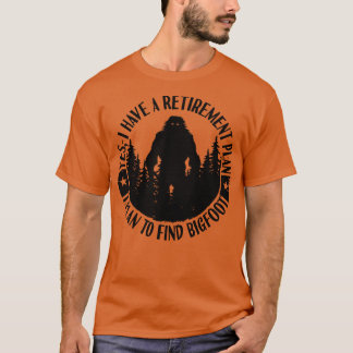 Silhouette Pension plan Sasquatch T Shirt