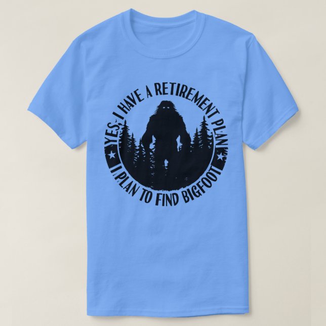 Silhouette Pension plan Sasquatch T Shirt (Design framsida)