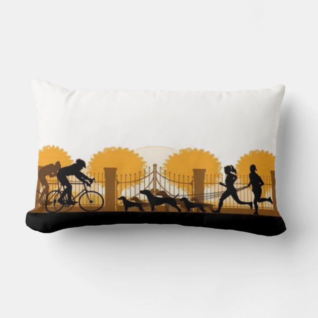 Silhouette Pillow utomhus Lumbarkudde (Framsida)