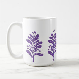 Silhouette Plants Flowers Minimum Botanial Kaffemugg
