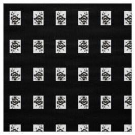 Silhouette Ro Black på Cotton Poly Fabric 60 tum Tyg