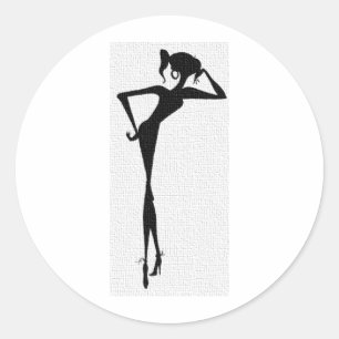 SILHOUETTE RUNT KLISTERMÄRKE