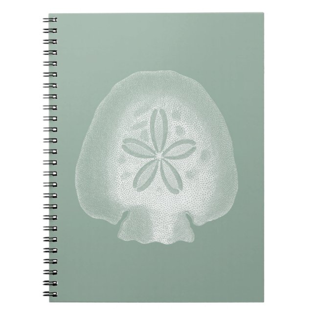 Silhouette Sand Dollar Anteckningsbok (Framsidan)