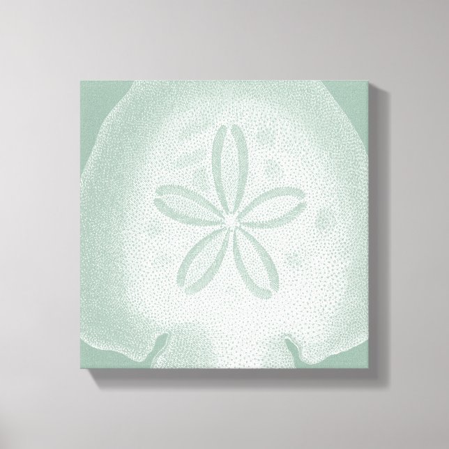 Silhouette Sand Dollar Canvastryck (Framsida)