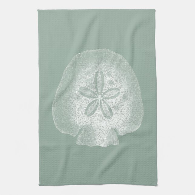 Silhouette Sand Dollar Kökshandduk (Vertikal)