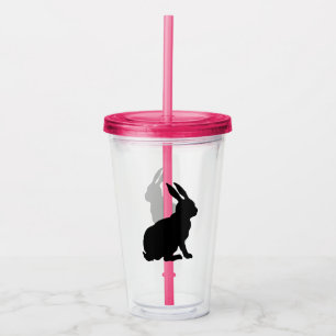Silhouette-sidokaraktär för Black Sitta Take Away Mugg