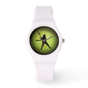 Silhouette-softball i Fastpitch Armbandsur
