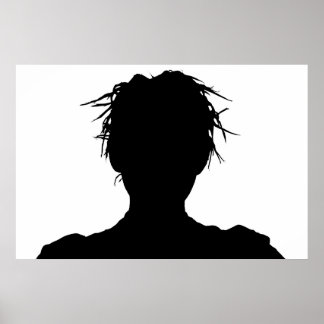 Silhouette-Spiken Poster