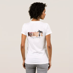Silhouette Stänk Handflatan T Shirt