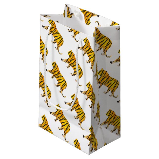 Silhouette Tiger Black and Orange (Framsidan Vinklad)