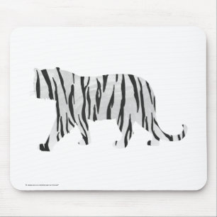 Silhouette Tiger Black and White Musmatta