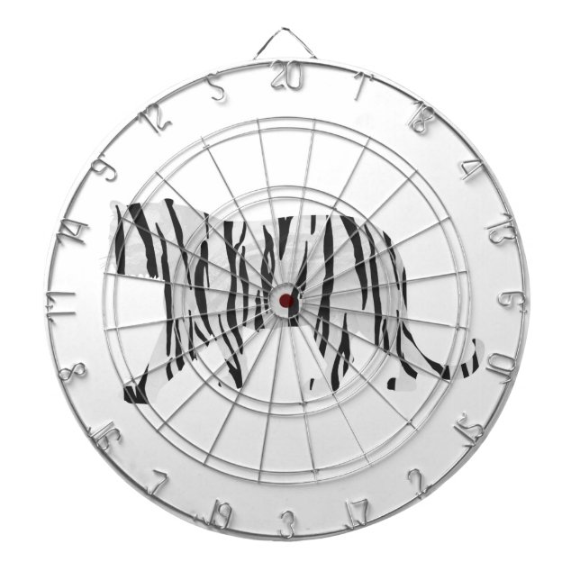 Silhouette Tiger Black and White Piltavla (Framsidan)