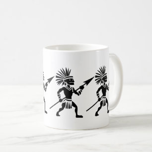 Silhouette Warrior Kaffemugg