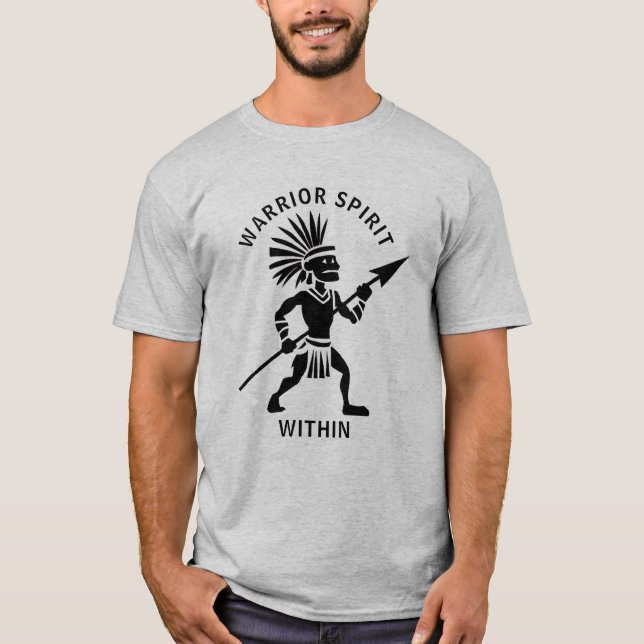 Silhouette Warrior T Shirt (Framsida)