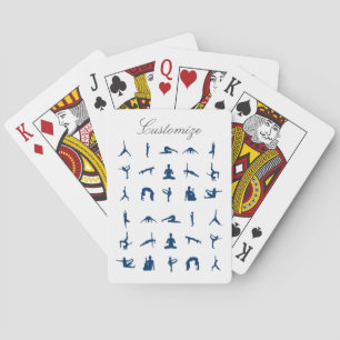 Silhouette Yoga Poses Thunder_Cove Casinokort