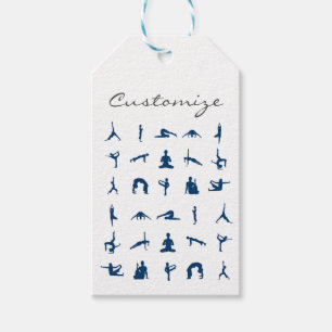 Silhouette Yoga Poses Thunder_Cove Presentetikett