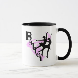 SilhouettebalettT-tröja och gåvor Mugg