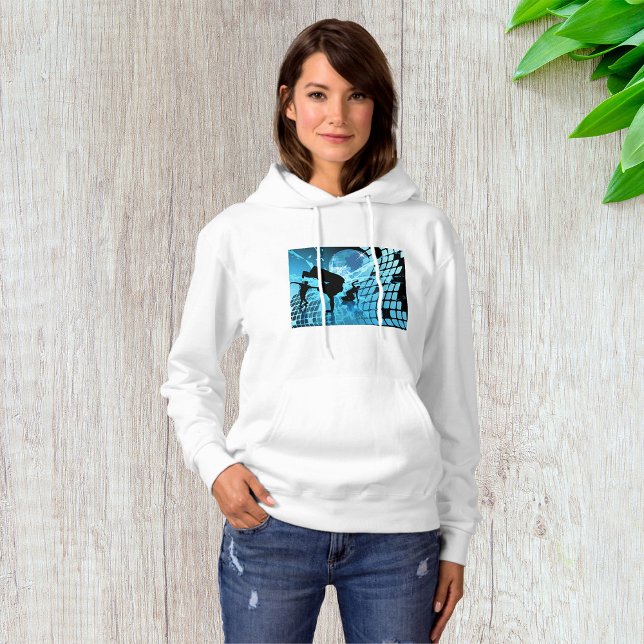 Silhouetted Dancers Womens Hoodie T Shirt (Skapare uppladdad)