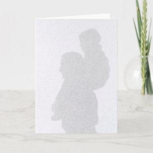 Silhouettefars dagkort kort