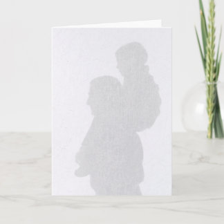 Silhouettefars dagkort kort