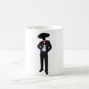 Silhouettemariachien rånar kaffemugg
