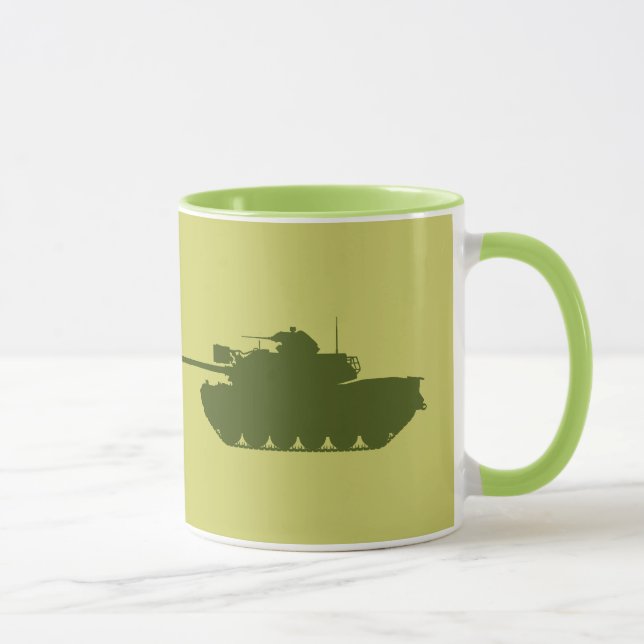 Silhouettemugg för M48A3 Patton Mugg (Höger)