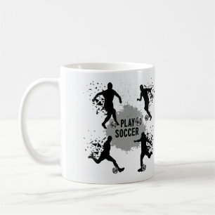 Silhouettes för coola Play-ikoner Kaffemugg