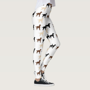 silhouettes för färg för labrador retriever leggings