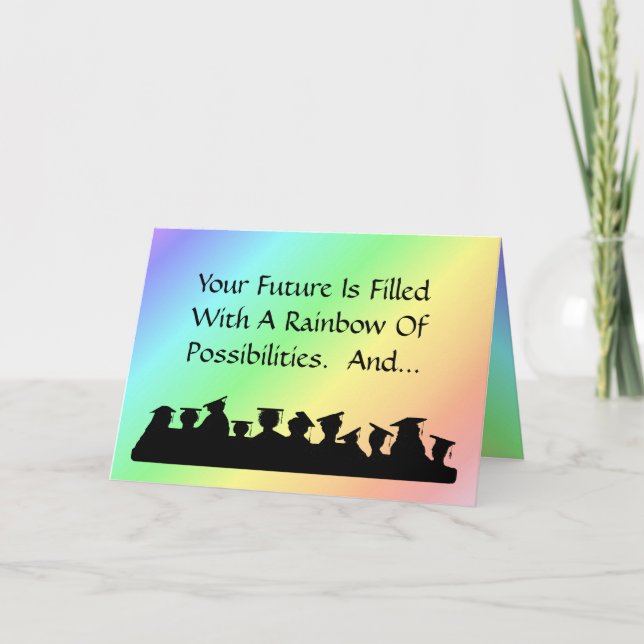 Silhouettes-kort i Studenten-klass som ska anpassa Kort (Framsida)