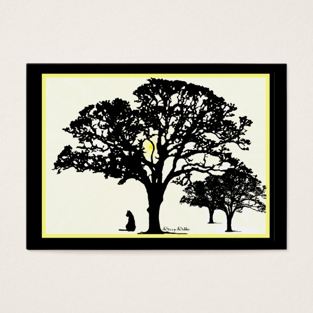 Silhouettes Miniatyr Artwork Cards Visitkort (Framsidan)