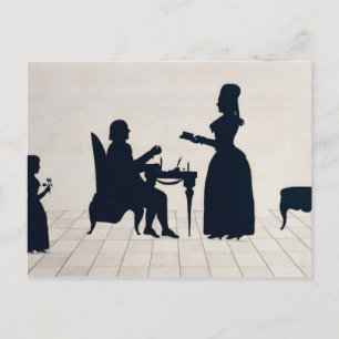 Silhouettes of Monsieur and Madame Roland Vykort