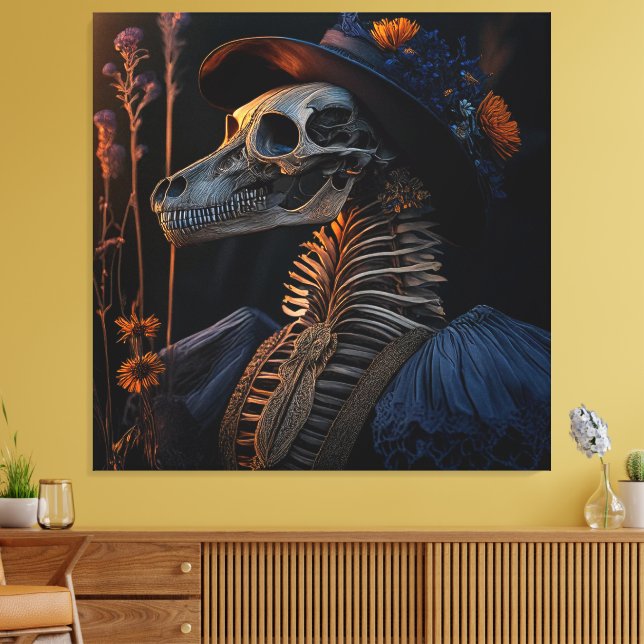 Silhouettes of the Afterlife 00 Canvastryck (Insitu (Vardagsrum))