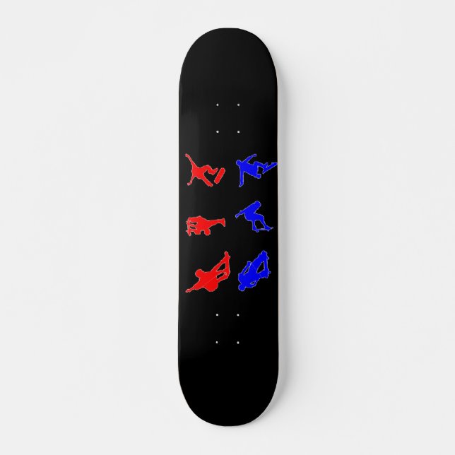 Silhouettes skateboard bräda 19,5 cm (Framsida)