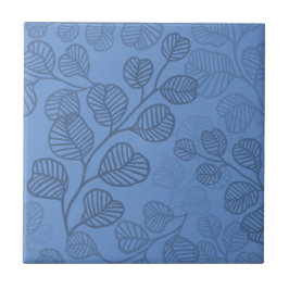 Silhouettes skonsam Serenity HD-kvalitet med blomn Kakelplatta