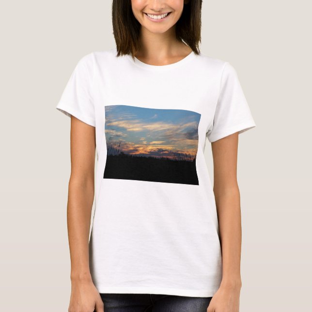 Silhouettevägg av naturen t shirt (Framsida)