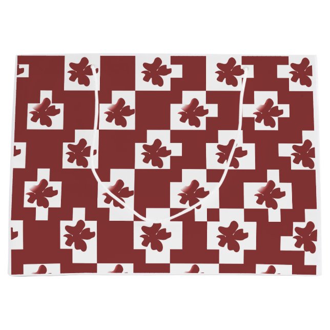 Silhueta de flores em padrão. (Framsidan)