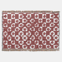 Silhueta de flores em padrão.