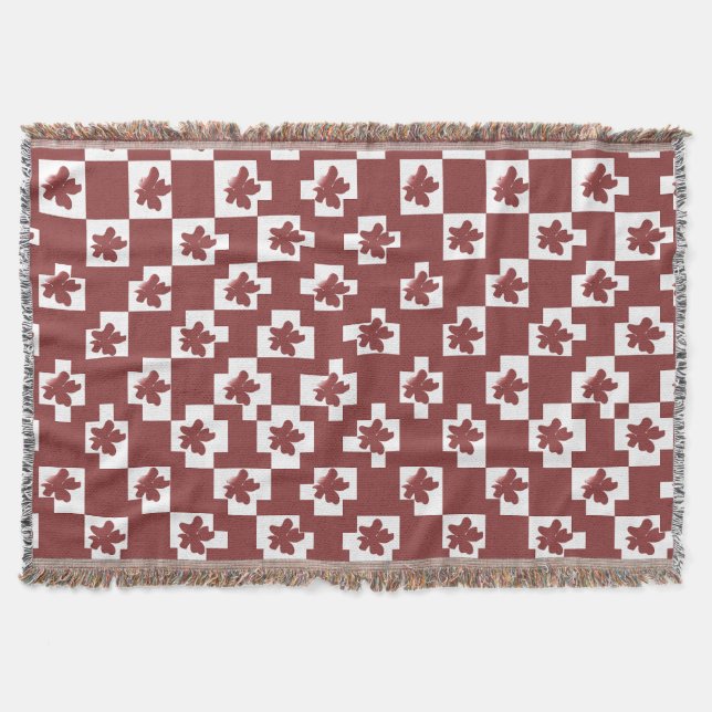 Silhueta de flores em padrão. filt (Framsidan)