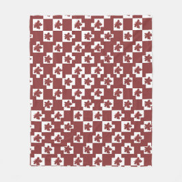 Silhueta de flores em padrão. fleecefilt