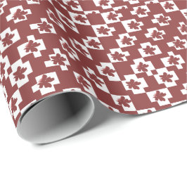 Silhueta de flores em padrão. presentpapper